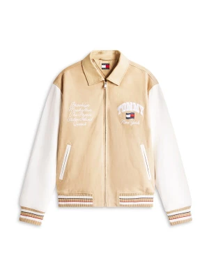 Obrázek produktu Tommy Jeans Přechodná bunda nažloutlá / tmavě modrá / červená / bílá