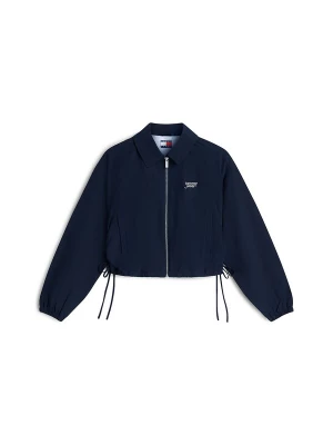 Obrázek produktu Tommy Jeans Přechodná bunda 'Seersucker Drawstring Hem Relaxed Coach' tmavě modrá