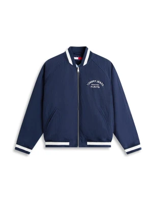 Obrázek produktu Tommy Jeans Přechodná bunda 'VARSITY' béžová / tmavě modrá / šedá / bílá