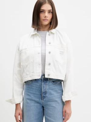 Obrázek produktu Tommy Jeans přechodová bunda dámská bavlněná bílá