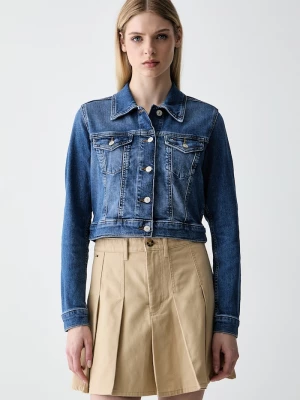 Obrázek produktu Tommy Jeans přechodová bunda dámská džínová modrá