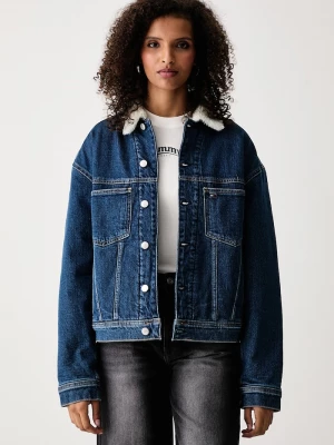Obrázek produktu Tommy Jeans přechodová bunda dámská džínová modrá