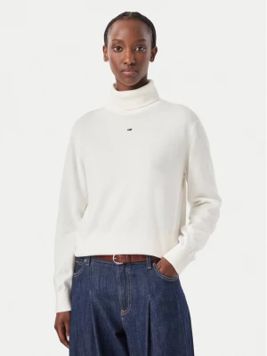 Obrázek produktu Tommy Jeans Rolák Essetnial DW0DW23361 Bílá Relaxed Fit