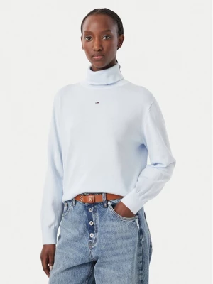 Obrázek produktu Tommy Jeans Rolák Essetnial DW0DW23361 Světle modrá Relaxed Fit