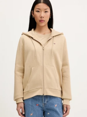 Obrázek produktu Tommy Jeans rozepínací mikina dámská s bavlnou béžová