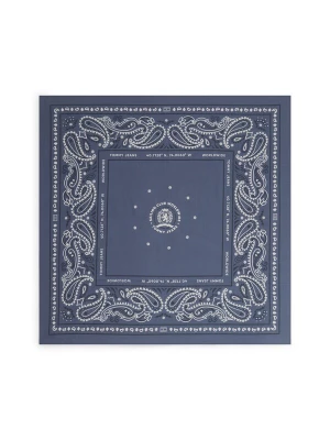 Obrázek produktu Tommy Jeans Šátek 'Crest Paisley Bandana' marine modrá / safírová / bílá