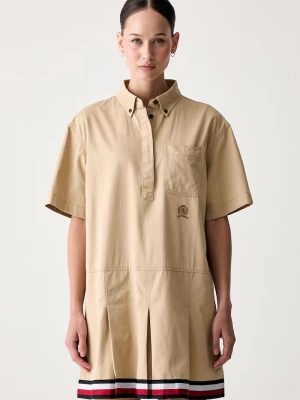 Obrázek produktu Tommy Jeans šaty bavlněné béžová