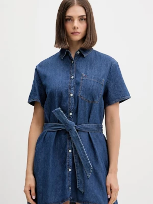Obrázek produktu Tommy Jeans šaty bavlněné modrá