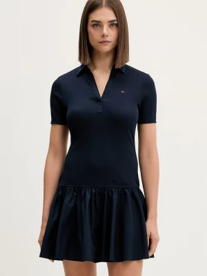 Obrázek produktu Tommy Jeans šaty s bavlnou námořnická modř