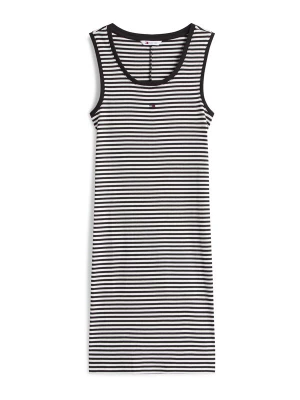 Obrázek produktu Tommy Jeans Šaty 'ESSENTIAL' černá / bílá