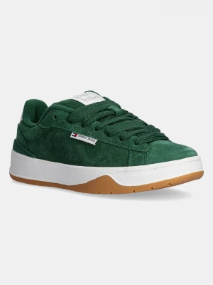 Obrázek produktu Tommy Jeans Semišové sneakers boty Tommy Jeans SKATE SNEAKER zelená