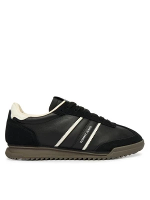 Obrázek produktu Tommy Jeans Sneakersy Tjw Low Profile Runner Lthr Mix EN0EN03001 Černá