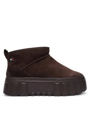 Obrázek produktu Tommy Jeans Sněhule Tjw Suede Platform Boots Wl EN0EN03158 Hnědá