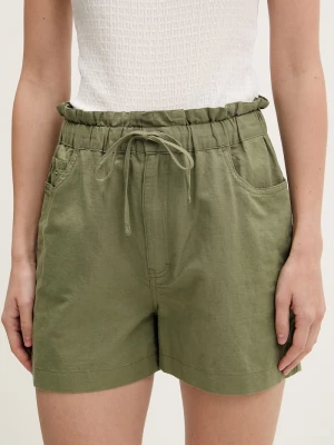 Obrázek produktu Tommy Jeans šortky dámské se lnem zelená