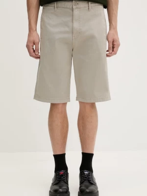 Obrázek produktu Tommy Jeans šortky pánské bavlněné s elastanem béžová