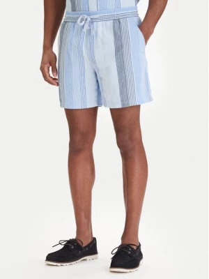 Obrázek produktu Tommy Jeans Šortky z materiálu Dobby Stripe DM0DM22830 Světle modrá Relaxed Fit