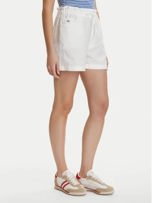 Obrázek produktu Tommy Jeans Šortky z materiálu DW0DW22227 Bílá Regular Fit