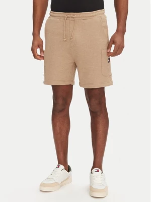 Obrázek produktu Tommy Jeans Sportovní kraťasy Badge DM0DM18479 Béžová Regular Fit