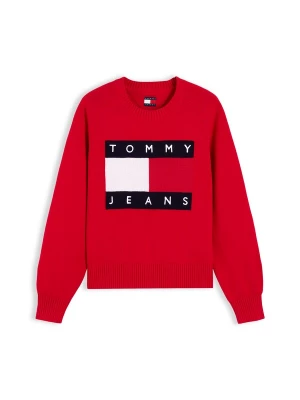 Obrázek produktu Tommy Jeans Svetr červená / černá / bílá
