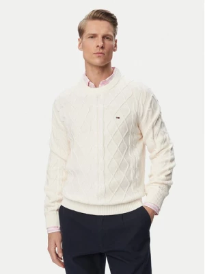 Obrázek produktu Tommy Jeans Svetr DM0DM23405 Krémová Regular Fit