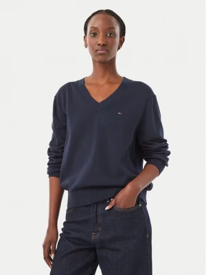 Obrázek produktu Tommy Jeans Svetr Essential DW0DW23362 Tmavomodrá Regular Fit
