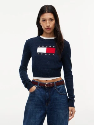 Obrázek produktu Tommy Jeans Svetr námořnická modř / červená / bílá