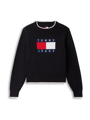 Obrázek produktu Tommy Jeans Svetr tmavě modrá / červená / černá / bílá