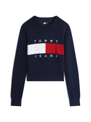 Obrázek produktu Tommy Jeans Svetr 'Tommy Flag' námořnická modř / červená / bílá