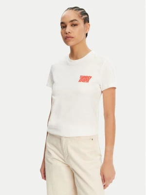 Obrázek produktu Tommy Jeans T-Shirt Bubble DW0DW21338 Bílá Regular Fit