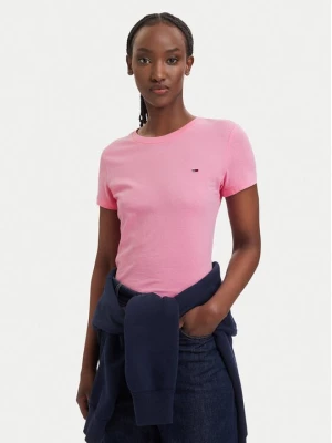 Obrázek produktu Tommy Jeans T-Shirt DW0DW20459 Světle růžová Slim Fit