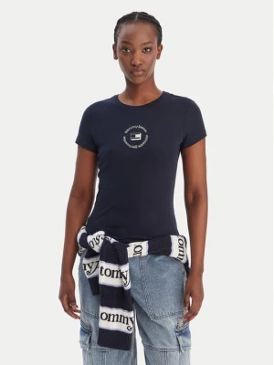 Obrázek produktu Tommy Jeans T-Shirt DW0DW22273 Tmavomodrá Slim Fit