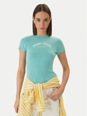 Obrázek produktu Tommy Jeans T-Shirt DW0DW22302 Zelená Slim Fit