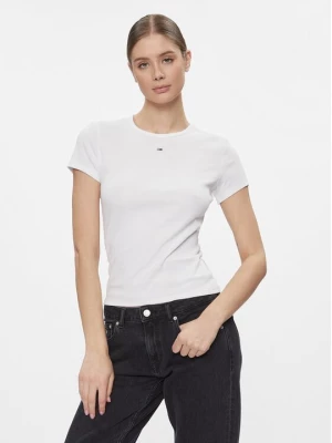 Obrázek produktu Tommy Jeans T-Shirt Essential DW0DW17383 Bílá Slim Fit