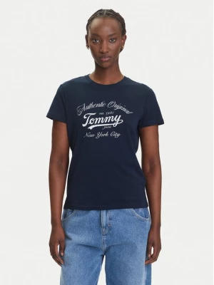 Obrázek produktu Tommy Jeans T-Shirt Essential DW0DW21404 Tmavomodrá Regular Fit