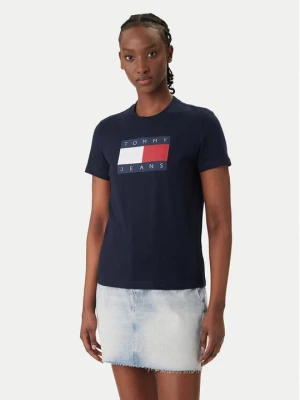 Obrázek produktu Tommy Jeans T-Shirt Flag DW0DW22562 Tmavomodrá Regular Fit
