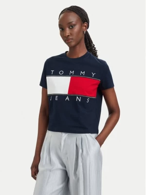 Obrázek produktu Tommy Jeans T-Shirt Flag DW0DW22818 Tmavomodrá Regular Fit