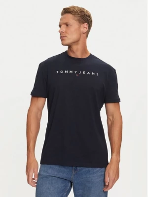 Obrázek produktu Tommy Jeans T-Shirt Linear Logo DM0DM20744 Tmavomodrá Regular Fit