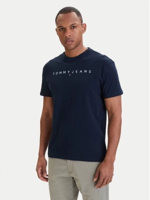 Obrázek produktu Tommy Jeans T-Shirt Linear Logo DM0DM20744 Tmavomodrá Regular Fit