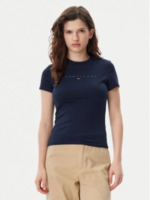 Obrázek produktu Tommy Jeans T-Shirt Tonal Linear DW0DW20315 Tmavomodrá Slim Fit