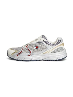 Obrázek produktu Tommy Jeans Tenisky světle šedá / červená / stříbrná / offwhite