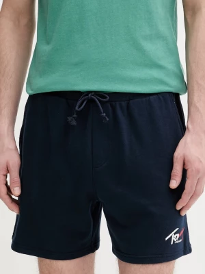 Obrázek produktu Tommy Jeans teplákové šortky pánské bavlněné námořnická modř