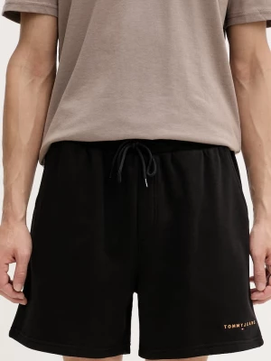 Obrázek produktu Tommy Jeans teplákové šortky pánské s bavlnou černá