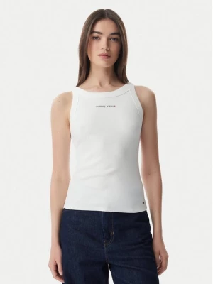Obrázek produktu Tommy Jeans Top Ess Logo DW0DW22806 Krémová Slim Fit