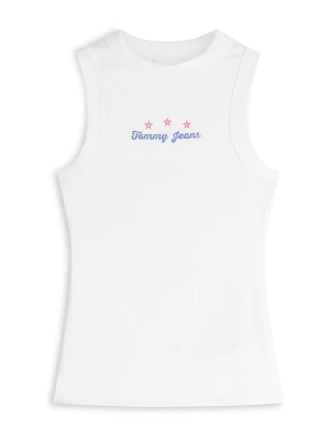 Obrázek produktu Tommy Jeans Top 'Logo Slim Tank' královská modrá / melounová / bílá