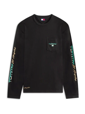 Obrázek produktu Tommy Jeans Tričko 'LA' zelená / meruňková / černá / bílá