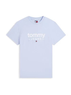 Obrázek produktu Tommy Jeans Tričko 'Logo Graphic Slim' chladná modrá / bílá