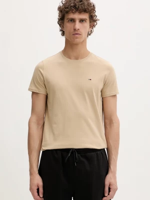 Obrázek produktu Tommy Jeans tričko pánské bavlněné béžová
