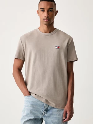 Obrázek produktu Tommy Jeans tričko pánské bavlněné béžová