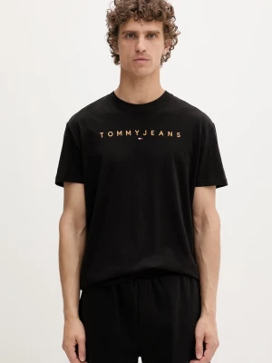 Obrázek produktu Tommy Jeans tričko pánské bavlněné černá
