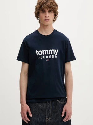 Obrázek produktu Tommy Jeans tričko pánské bavlněné námořnická modř